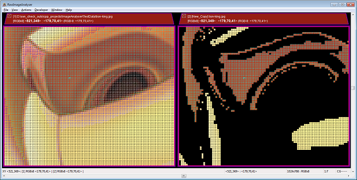Resize with tiling example